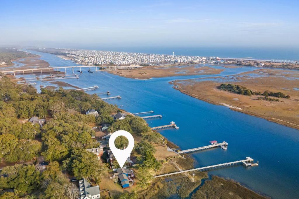 Dolphin Cove - Whole Waterfront House With Dock Villa Ocean Isle Beach Exteriör bild
